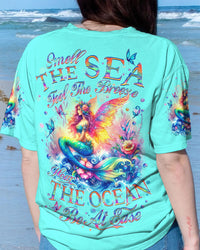 SMELL THE SEA FEEL THE BREEZE MERMAID ALL OVER PRINT - YHDU2911233