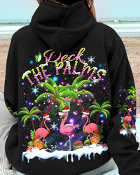 DECK THE PALMS FLAMINGO CHRISTMAS ALL OVER PRINT - YHDU2510234