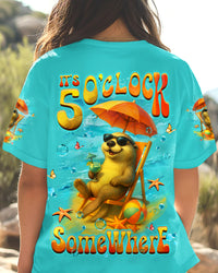 IT'S 5 O'CLOCK SOMEWHERE SLOTH ALL OVER PRINT - YHLT1904254