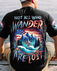 NOT ALL WHO WANDER ARE LOST COMPASS ALL OVER PRINT - YHLN300323