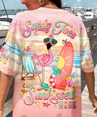 SANDY TOES SUNKISSED NOSE FLAMINGO ALL OVER PRINT - YHLT0507241