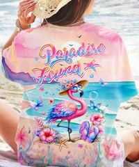 PARADISE FOUND FLAMINGO ALL OVER PRINT - YHLT3005243