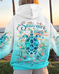 SALTWATER HEALS EVERYTHING TURTLE ALL OVER PRINT - YHDU2811234