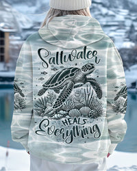 SALTWATER HEALS EVERYTHING TURTLE ALL OVER PRINT - YHLT0603254