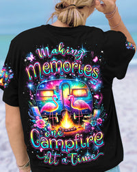 MAKING MEMORIES ONE CAMPFIRE AT A TIME FLAMINGO ALL OVER PRINT - YHDU2203242