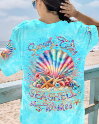 SANDY TOES AND SEASHELL WISHES ALL OVER PRINT - YHDU2504242