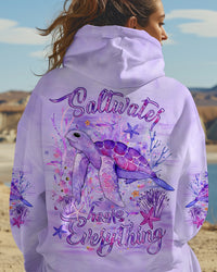 SALTWATER HEALS EVERYTHING TURTLE ALL OVER PRINT - YHLT2111243