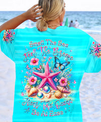SMELL THE SEA FEEL THE BREEZE STARFISH ALL OVER PRINT - YHLT1504244