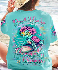 DON'T WORRY BEACH HAPPY TURTLE ALL OVER PRINT - YHLT2806241