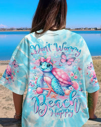 DON'T WORRY BEACH HAPPY TURTLE ALL OVER PRINT - YHLN2903244