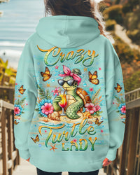 CRAZY TURTLE LADY ALL OVER PRINT - YHLT0111243