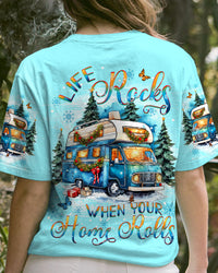 LIFE ROCKS CHRISTMAS ALL OVER PRINT - YHDU0410234