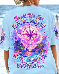 SMELL THE SEA FEEL THE BREEZE COMPASS ALL OVER PRINT - YHLT2803253