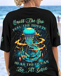 SMELL THE SEA FEEL THE BREEZE JELLYFISH ALL OVER PRINT - YHDU2712234