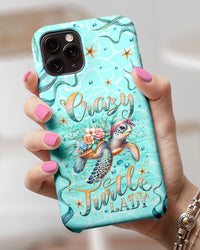 CRAZY TURTLE LADY PHONE CASE - YHLN1104242