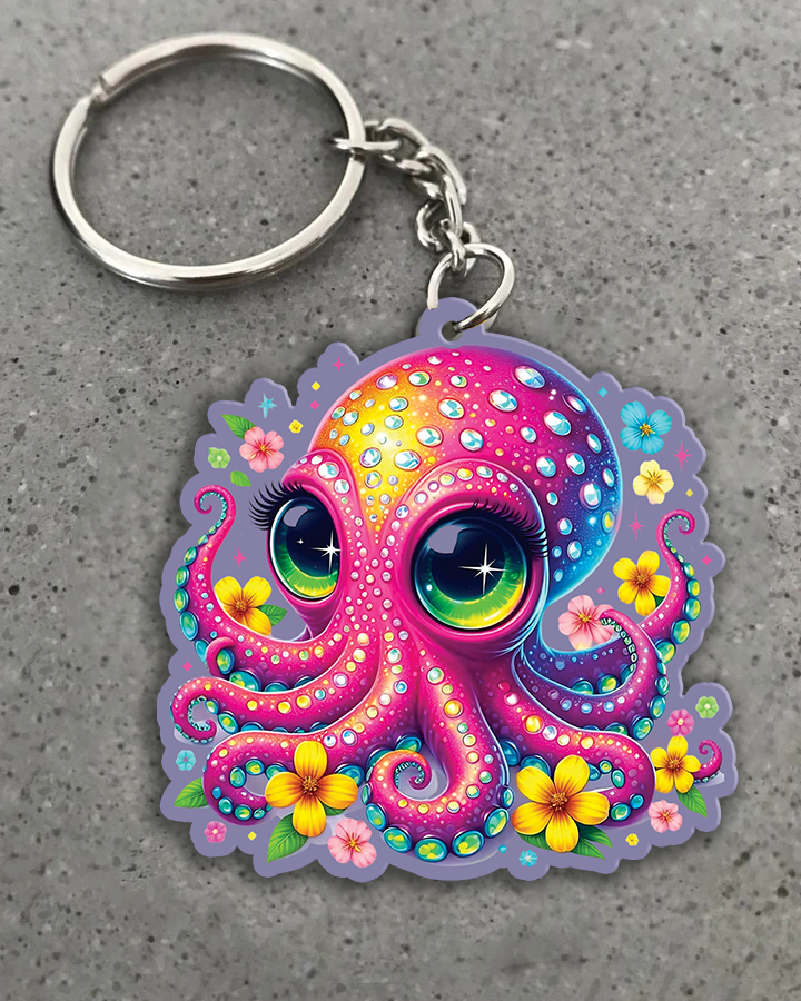 CUTE OCTOPUS ORNAMENT & KEYCHAIN - YHHN0809257