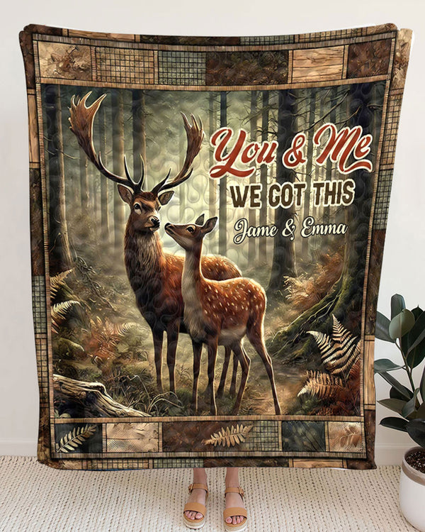 PERSONALIZED YOU AND ME WE GOT THIS FLEECE BLANKET - YHHG1302254