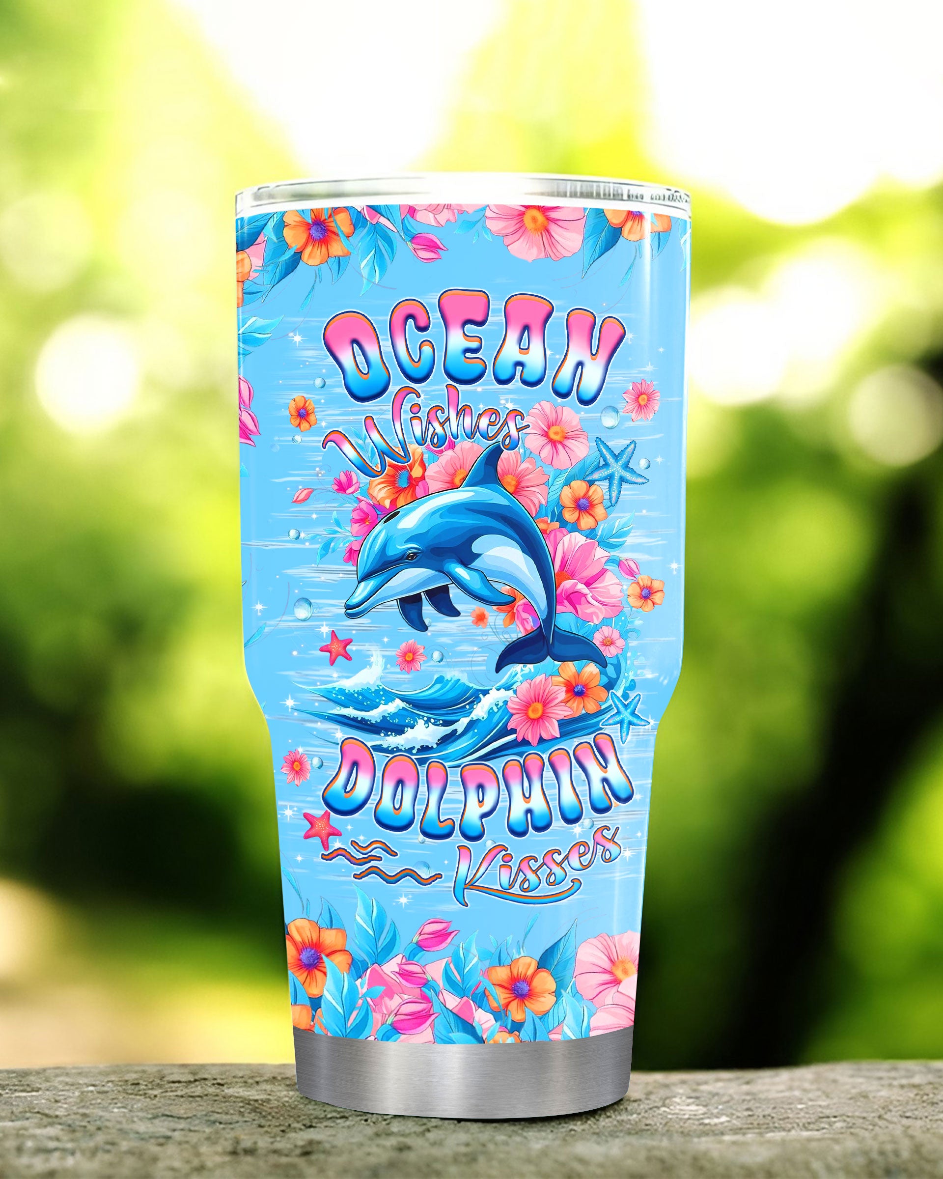 OCEAN WISHES DOLPHIN KISSES TUMBLER - YHHN1709254