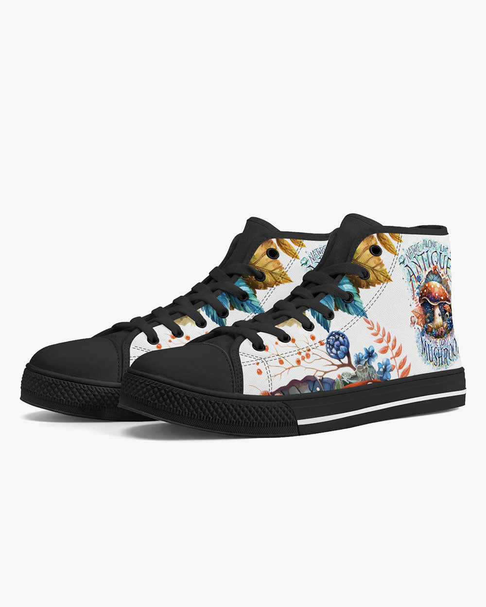 THE OLDEST ART A MUSHROOM HIGH TOP CANVAS SHOES - TY2804233