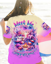 MEET ME AT MY HAPPY PLACE FLAMINGO ALL OVER PRINT - TLTW3101243