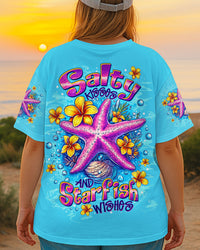 SALTY KISSES AND STARFISH WISHES ALL OVER PRINT - TLTW3006253