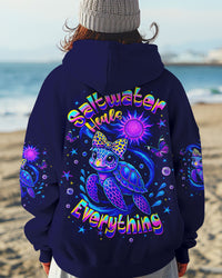 SALTWATER HEALS EVERYTHING TURTLE ALL OVER PRINT - TLTW1010252