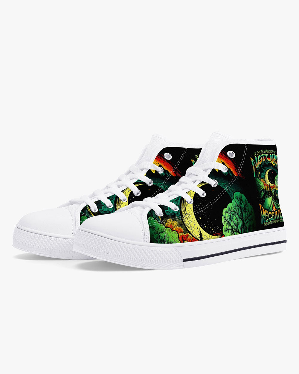 IN EVERY WALK WITH NATURE HIGH TOP CANVAS SHOES - TY2804233