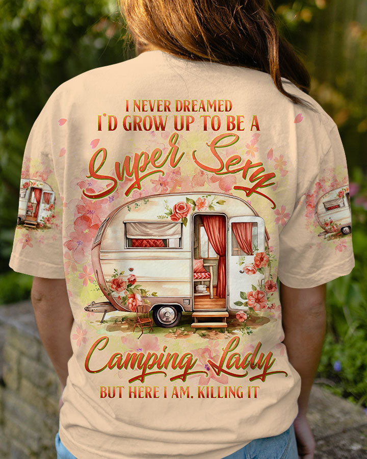 CAMPING LADY ALL OVER PRINT - TLTW2511233