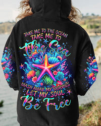 TAKE ME TO THE OCEAN STARFISH ALL OVER PRINT - TLNO1111233