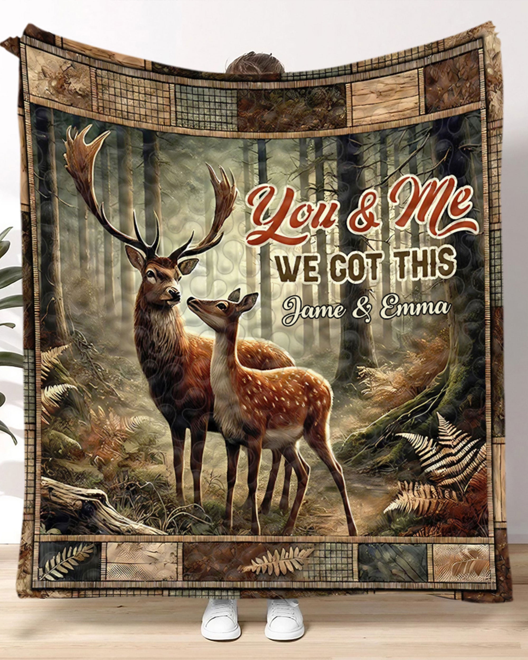 PERSONALIZED YOU AND ME WE GOT THIS FLEECE BLANKET - YHHG1302254