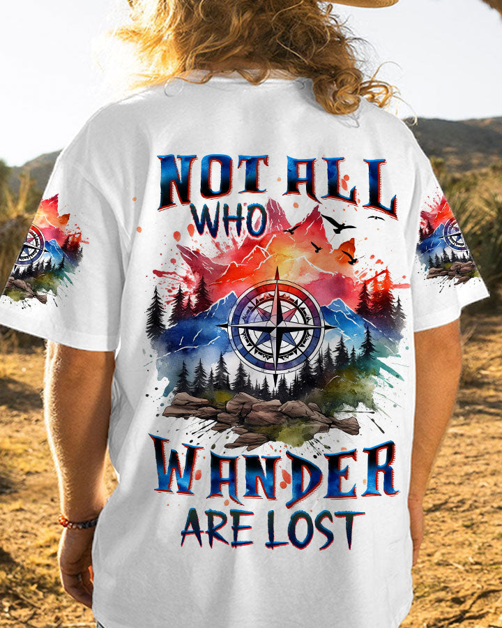 NOT ALL WHO WANDER ARE LOST COMPASS ALL OVER PRINT - TLTW1410233