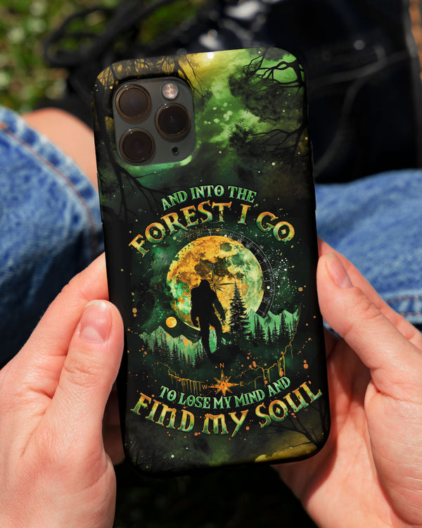 AND INTO THE FOREST I GO BIGFOOT PHONE CASE - TLNO0801251