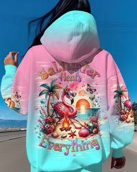 SALTWATER HEALS EVERYTHING FLAMINGO ALL OVER PRINT - TLTW0812234