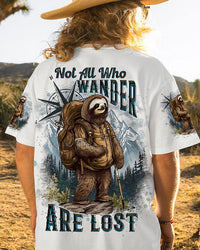NOT ALL WHO WANDER ARE LOST SLOTH ALL OVER PRINT - TLTW1104245