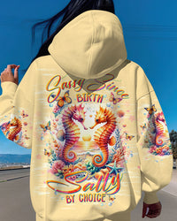 SASSY SINCE BIRTH SALTY BY CHOICE SEAHORSE ALL OVER PRINT - TLTW1912233