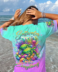 SALTWATER HEALS EVERYTHING TURTLE ALL OVER PRINT - TLTW2811234