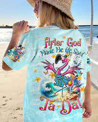 AFTER GOD MADE ME HE SAID TADA FLAMINGO ALL OVER PRINT - TLTW1307245