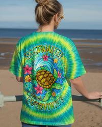 SALTWATER HEALS EVERYTHING TURTLE ALL OVER PRINT - TLTW0503263