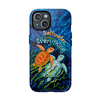 SALTWATER HEALS EVERYTHING TURTLE MAGNETIC PHONE CASE  - TLTW2005264