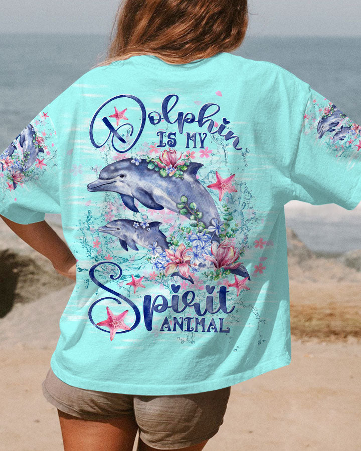 DOLPHIN IS MY SPIRIT ANIMAL ALL OVER PRINT - TLTW2211234