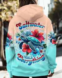SALTWATER HEALS EVERYTHING TURTLE ALL OVER PRINT - TLTW0401253