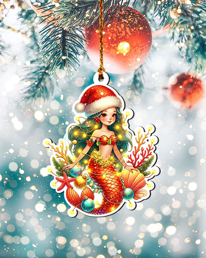 MERMAID CHRISTMAS ORNAMENT - TLTW0611234