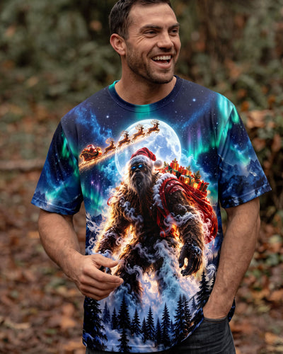 SANTA SASQUATCH  CHRISTMAS ALL OVER PRINT - TLTW0710261