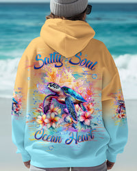 SALTY SOUL OCEAN HEART TURTLE ALL OVER PRINT - TLTW2402255