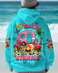 LET'S GET READY TO STUMBLE FLAMINGO ALL OVER PRINT - TLTW1808253