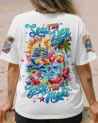 SEAS THE DAY BOOZE THE NIGHT CRUISE ALL OVER PRINT   - TLTW1606254