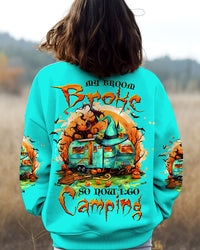 MY BROOM BROKE SO NOW HALLOWEEN CAMPING ALL OVER PRINT - TLTW1208235