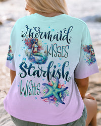 MERMAID KISSES STARFISH WISHES ALL OVER PRINT - TLTW1206235