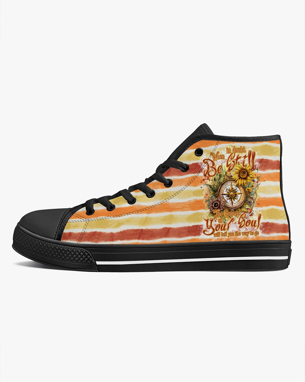 COMPASS OF YOUR SOUL HIGH TOP CANVAS SHOES - TYTM2704231