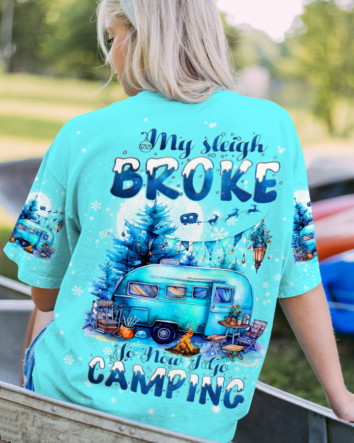 MY SLEIGH BROKE CAMPING CHRISTMAS ALL OVER PRINT - TLTW1109236